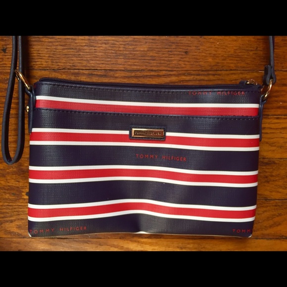 Red white blue stripped bag - Picture 2 of 2